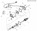 Electric Starter Diagram and Parts List for 28232 200000001-200999999 - 2000 Lawn Boy Snow Blower